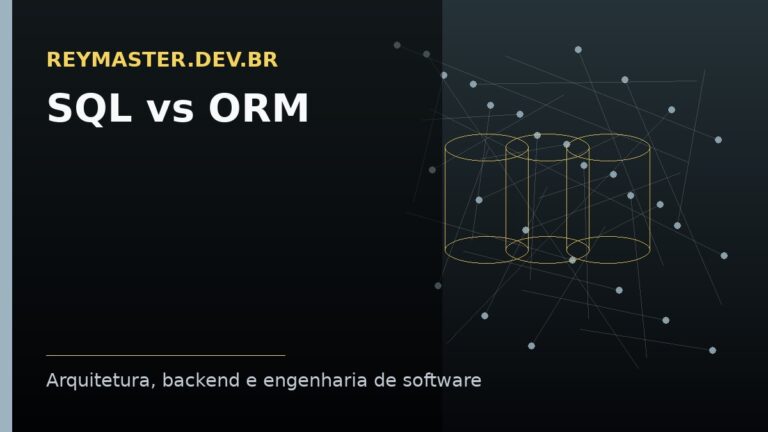 SQL vs ORM – Sem hype